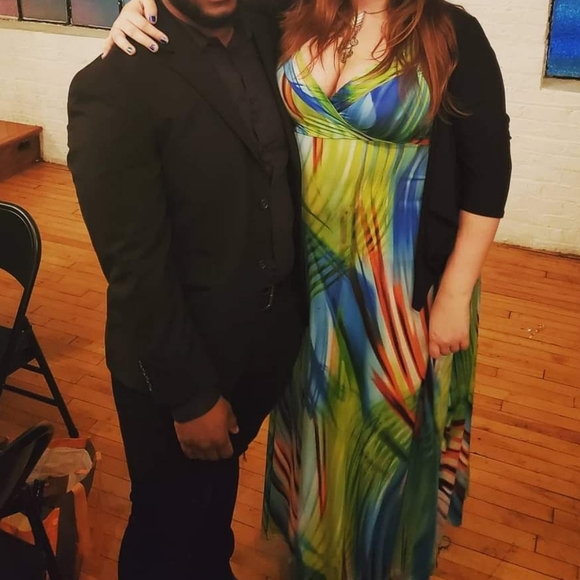 Tropical Colorful Maxi Dress - Picture 4 of 4